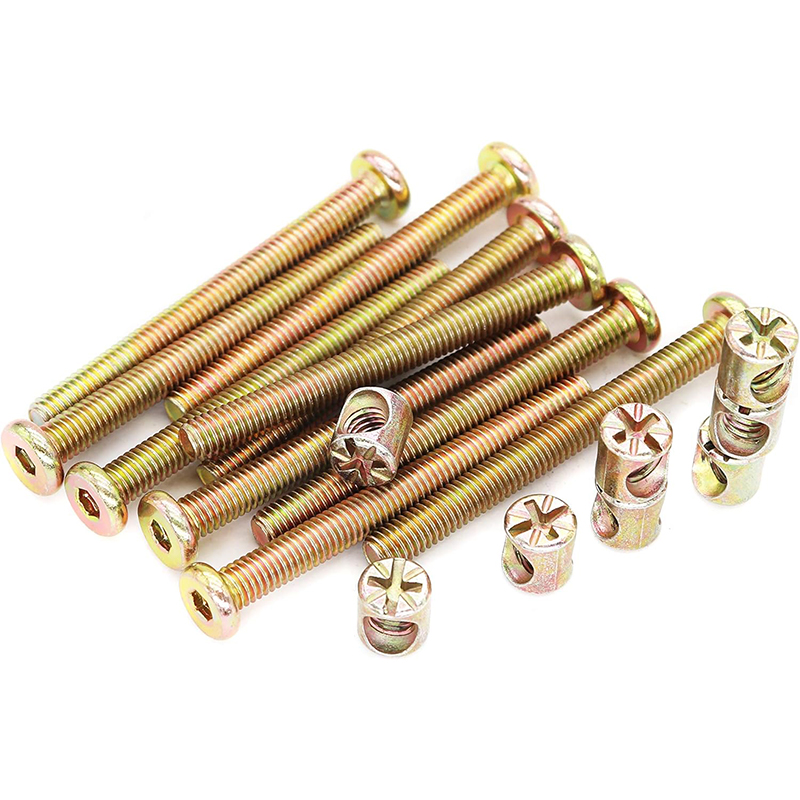 25 sets of m6-1.0 × 20mm/30mm/40mm/ 50mm/ 60mm screw and nut kits, barrel nuts + hex socket screws