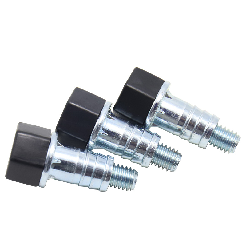 Furniture table and chair leg straightening screw-in adjustment screws, adjustable wooden furniture leg straighteners with threaded inserts