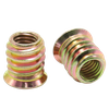 Furniture screw in nut Carbon steel galvanized hexagonal sleeve drive screw into nut, bolt fastener connector for furniture hardware fittings