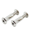 Binding bolt fasteners Cross drive socket caps for crib bolts and cap nut kits cross slot sleeve nut connection bolts