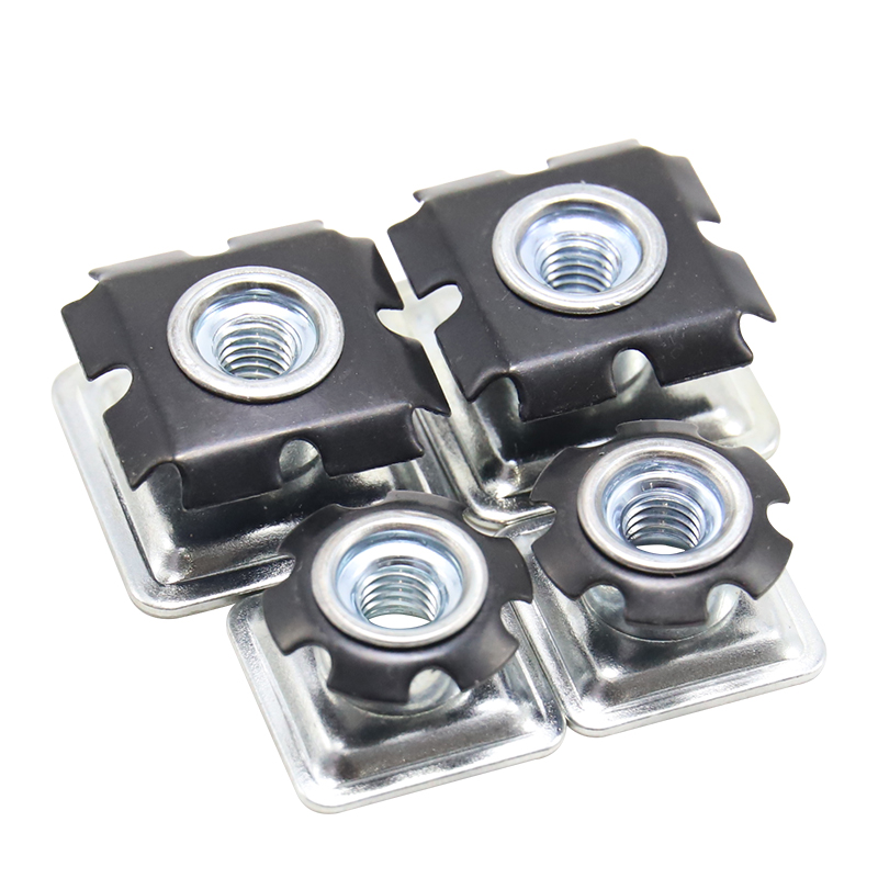Sunflower nut, inner connection nut of iron pipe, double-layer star-shaped casters, insertion nut, and 梅花 spring piece nut