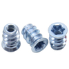 Threaded insert nuts, furniture nut screws, star drivers, solid wood embedded nuts, furniture pre-embedded nuts