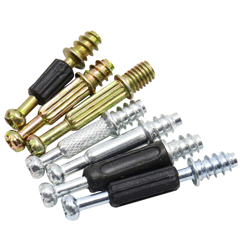 3-in-1 furniture connection hardware set, CAM screw connecting rod and embedded nut, wardrobe splicing cabinet locking nut