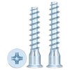 Direct repair screws, suitable for metal, wood and plastic, galvanized countersunk self-drilling screws