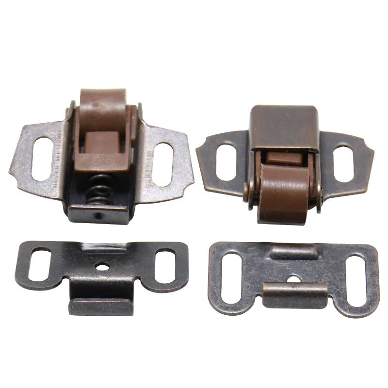 Roller Spring Cabinet Furniture Closet Door Lock Latch, Cabinet Door Lock Latch, Cabinet Door Roller Lock Buckle, Cabinet Door Roller Lock Buckle, Single Roller