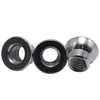 Screw in the knob cap, then screw in the decorative hardware accessories and lighting hardware accessories