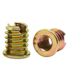 Furniture Nut. Bolt Fasteners for Woodworking Accessories Connectors M6 Hexagonal Drive Metal Insert Nuts. Slotted Wood Inserts The Nut