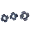 T-nut, galvanized carbon steel, claw nut for climbing jig, wood, cabinets, 4-pronged T-nut