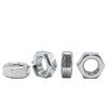 Galvanized carbon steel hexagonal drive metric nut fasteners, hexagonal lock nuts lock anti-loose, anti-slip, anti-disassembling hexagonal nuts