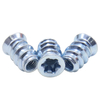 Threaded insert nuts, furniture nut screws, star drivers, solid wood embedded nuts, furniture pre-embedded nuts