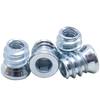 Carbon steel galvanized hex socket drive nut, pre-embedded connection nut for furniture hardware