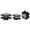 Sunflower spring piece nuts, embedded nuts in iron and square tubes, connecting nuts inside fitness equipment and office desks and chairs, plum blossom spring piece nuts