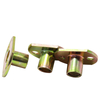Edge-trimmed iron plate nuts, two-hole locking nuts, T-type nuts for furniture feet and sofa feet locking