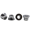 Screw in the knob cap, then screw in the decorative hardware accessories and lighting hardware accessories