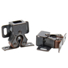 Roller spring cabinet furniture closet door lock latch, cabinet door roller lock buckle, double roller lock, brown copper color latch