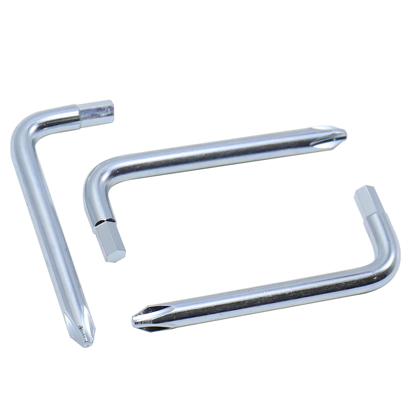 Simple repair tools, furniture hex wrench, cross wrench, L wrench, cross hex head dual-purpose wrench
