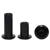 T-shaped Nuts, Connecting Nuts for Tables, Chairs and Bed Frames, Hex Socket Insert Nuts, Screw Column Sleeve Nuts, Black