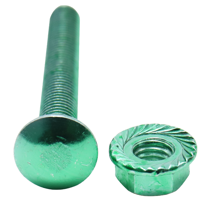 Carriage bolts, bridge frame screws, semi-round head square neck screws and French nuts, special combination bolts for shelves