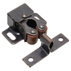 Roller spring cabinet furniture closet door lock latch, cabinet door roller lock buckle, double roller lock, brown copper color latch