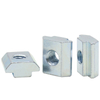 T-slot nuts made of carbon steel with galvanization, hardware sliding nuts, T-slot track accessories, hammer head fasteners