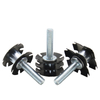 Double star threaded casters inserted, nuts embedded in iron pipes and square pipes, connecting nuts inside fitness equipment and office desks and chairs, and nuts of plum blossom spring pieces