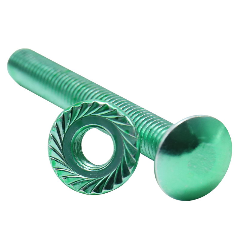 Carriage bolts, bridge frame screws, semi-round head square neck screws and French nuts, special combination bolts for shelves
