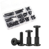 Hexagon socket drive, furniture bucket bolt combination bed frame bolt and nut kit, wooden sleeve cover bolt bucket nut kit