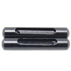 Slotted cylindrical locating pins for shelves, bookshelves, cabinets, furniture, and support nails for fixed positions