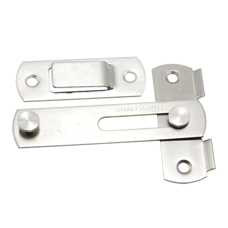 Flip door latch safety door latch, window bathroom cabinet door lock, sliding door latch and installation screws