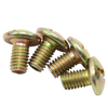 Cross screws, cross-shaped slotted round head screws