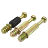 3-in-1 furniture connection hardware set, CAM screw connecting rod and embedded nut, wardrobe splicing cabinet locking nut