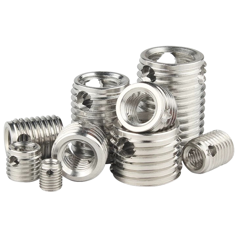 Thread insertion thread sleeve, thread repair bushing, thread protection thread sleeve, three-hole self-tapping thread sleeve