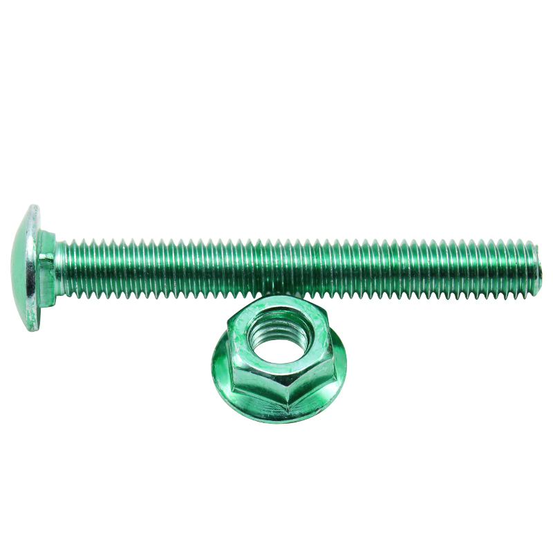Carriage bolts, bridge frame screws, semi-round head square neck screws and French nuts, special combination bolts for shelves