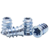 Threaded insert nuts, furniture nut screws, star drivers, solid wood embedded nuts, furniture pre-embedded nuts