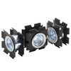 Sunflower spring piece nuts, embedded nuts in iron and square tubes, connecting nuts inside fitness equipment and office desks and chairs, plum blossom spring piece nuts