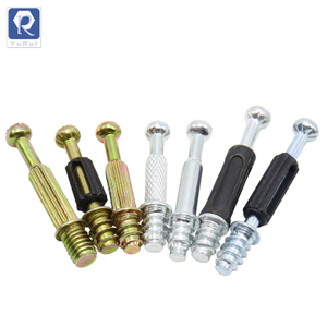 3-in-1 furniture connection hardware set, CAM screw connecting rod and embedded nut, wardrobe splicing cabinet locking nut