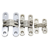 Cross hinge. Hidden hinges, 180-degree invisible cross hinges, suitable for frameless hidden hinges with screws on kitchen cabinet doors