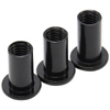 T-shaped Nuts, Connecting Nuts for Tables, Chairs and Bed Frames, Hex Socket Insert Nuts, Screw Column Sleeve Nuts, Black
