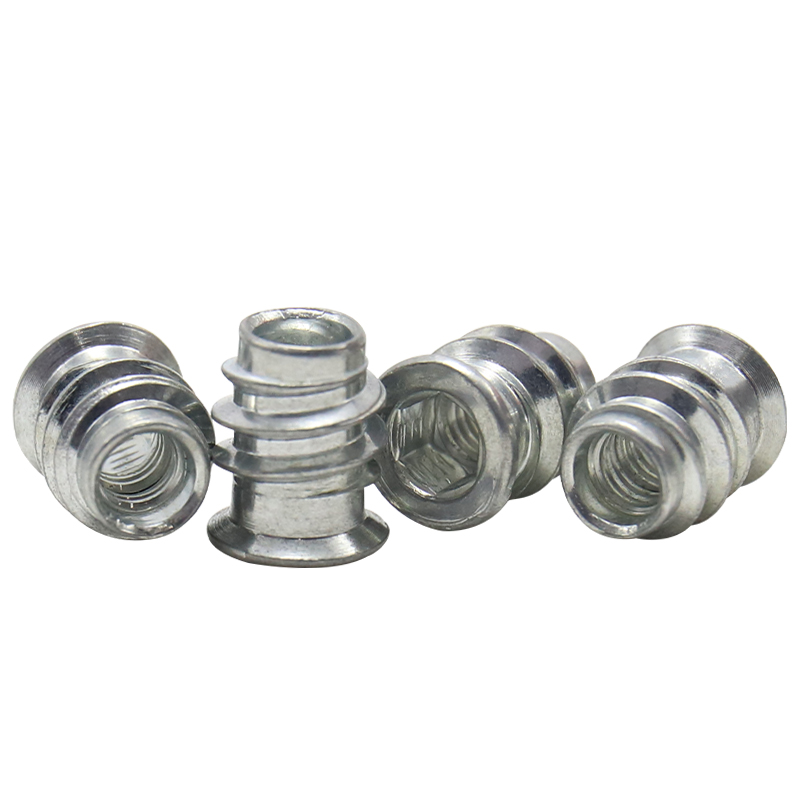 Hex socket drive nut plug, bolt fastener connector, embedded nut for wooden furniture, special custom process