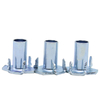 Carbon steel white zinc nut, four-corner nut, wood anti-rust dropper thread insert, furniture T-shaped wood insert nut, eight-claw hook nut