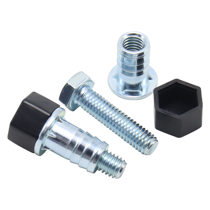 Furniture table and chair leg straightening screw-in adjustment screws, adjustable wooden furniture leg straighteners with threaded inserts