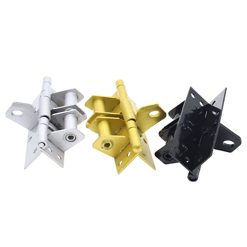 Automatic door closing hinges, wooden door hinges, multi-functional door closers with positioning invisible door spring hinges, with screw combinations