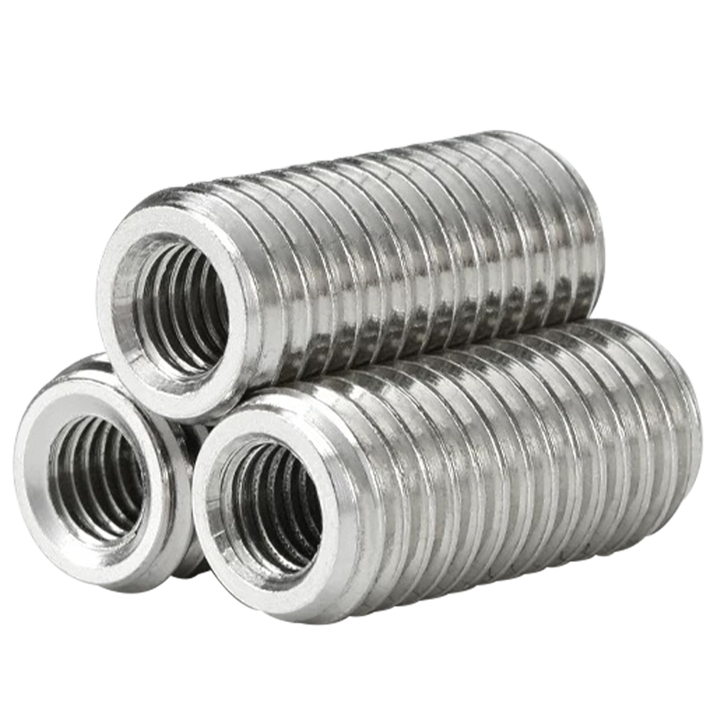 Stainless steel self-tapping internal and external thread inserts, conversion reducer nuts, self-tapping thread guards