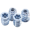 Threaded insert nuts, furniture nut screws, star drivers, solid wood embedded nuts, furniture pre-embedded nuts