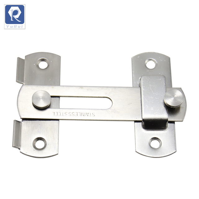 Flip door latch safety door latch, window bathroom cabinet door lock, sliding door latch and installation screws