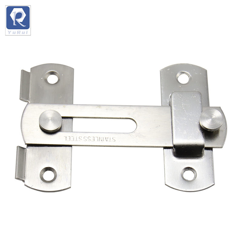 Flip door latch safety door latch, window bathroom cabinet door lock, sliding door latch and installation screws