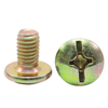 Cross screws, cross-shaped slotted round head screws