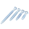 Direct repair screws, suitable for metal, wood and plastic, galvanized countersunk self-drilling screws