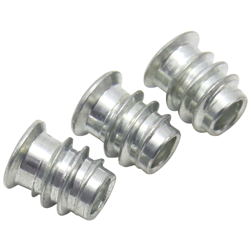 Hex socket drive nut plug, bolt fastener connector, embedded nut for wooden furniture, special custom process