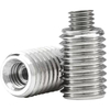 Stainless steel self-tapping internal and external thread inserts, conversion reducer nuts, self-tapping thread guards